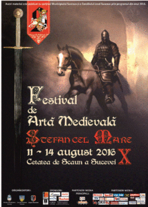 afis festival medieval suceava 2016